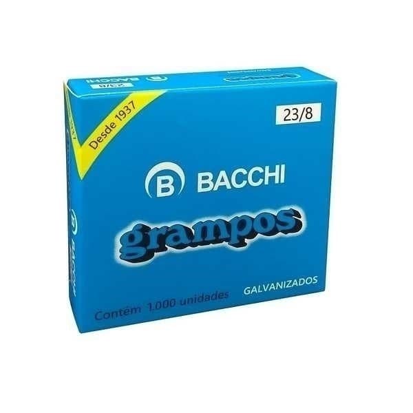 GRAMPO ENAK 23/8 GALVANIZADO 1000UN BACCHI