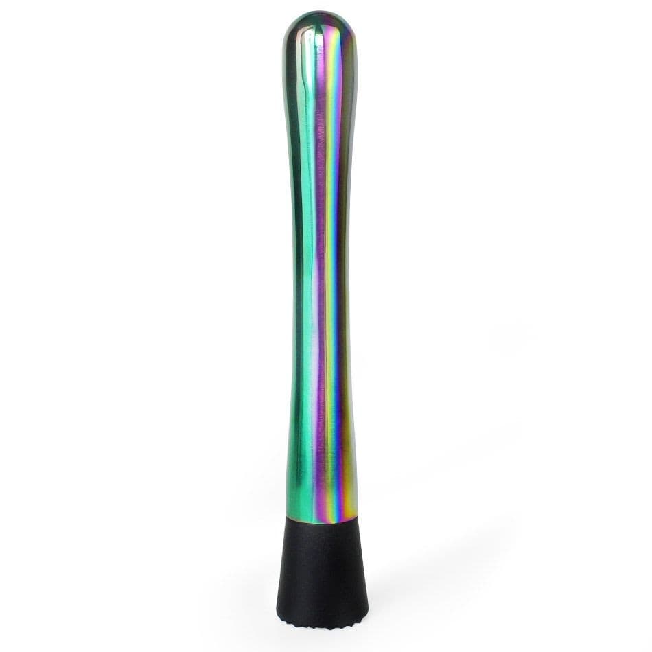 Macerador de Caipirinha Dentado Rainbow FurtaCor Inox 20.5cm - Bartender Store