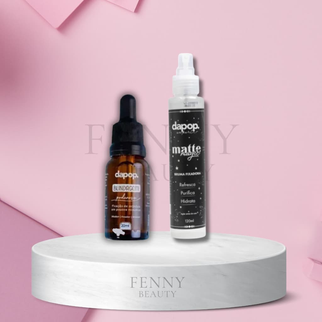 Kit Blindagem Poderosa 15ml + Bruma Fixadora de Maquiagem - Dapop