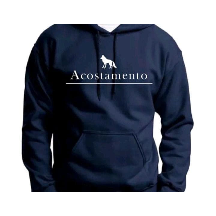 Casaco de Frio Acostamento Capuz E Bolso Cordão de Ajuste Masculino Feminino
