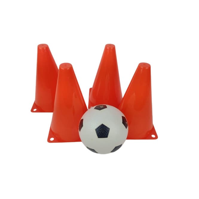 Bola de Futebol Pequena com 4 Cones brink + Treinamento