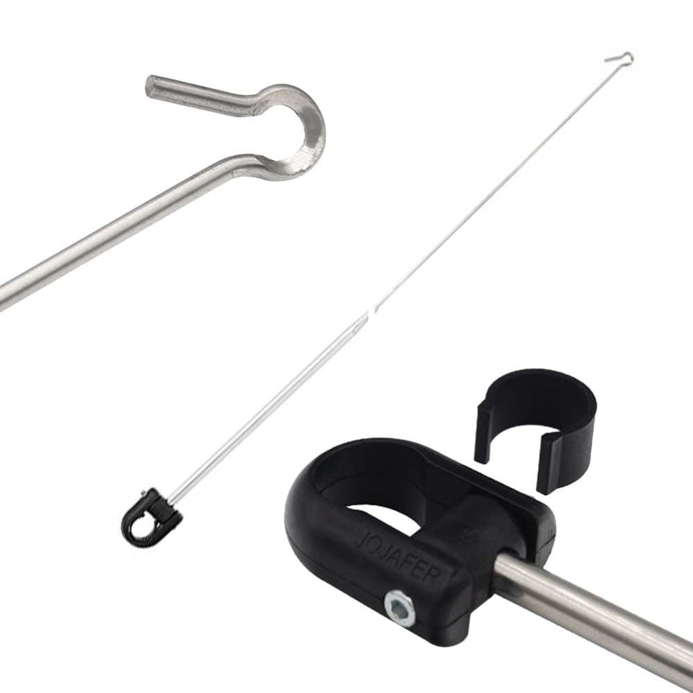 Antena Corta Pipa Moto Retrátil Guidao Aço Inox Prata M11