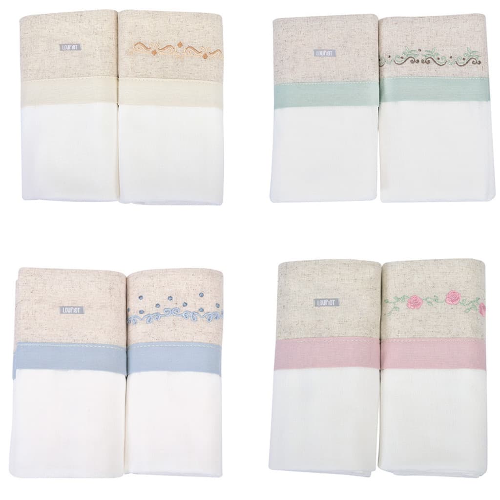 Fralda de Ombro PREMIUM Dupla com Bainha Kit 2 Un. LT Nature