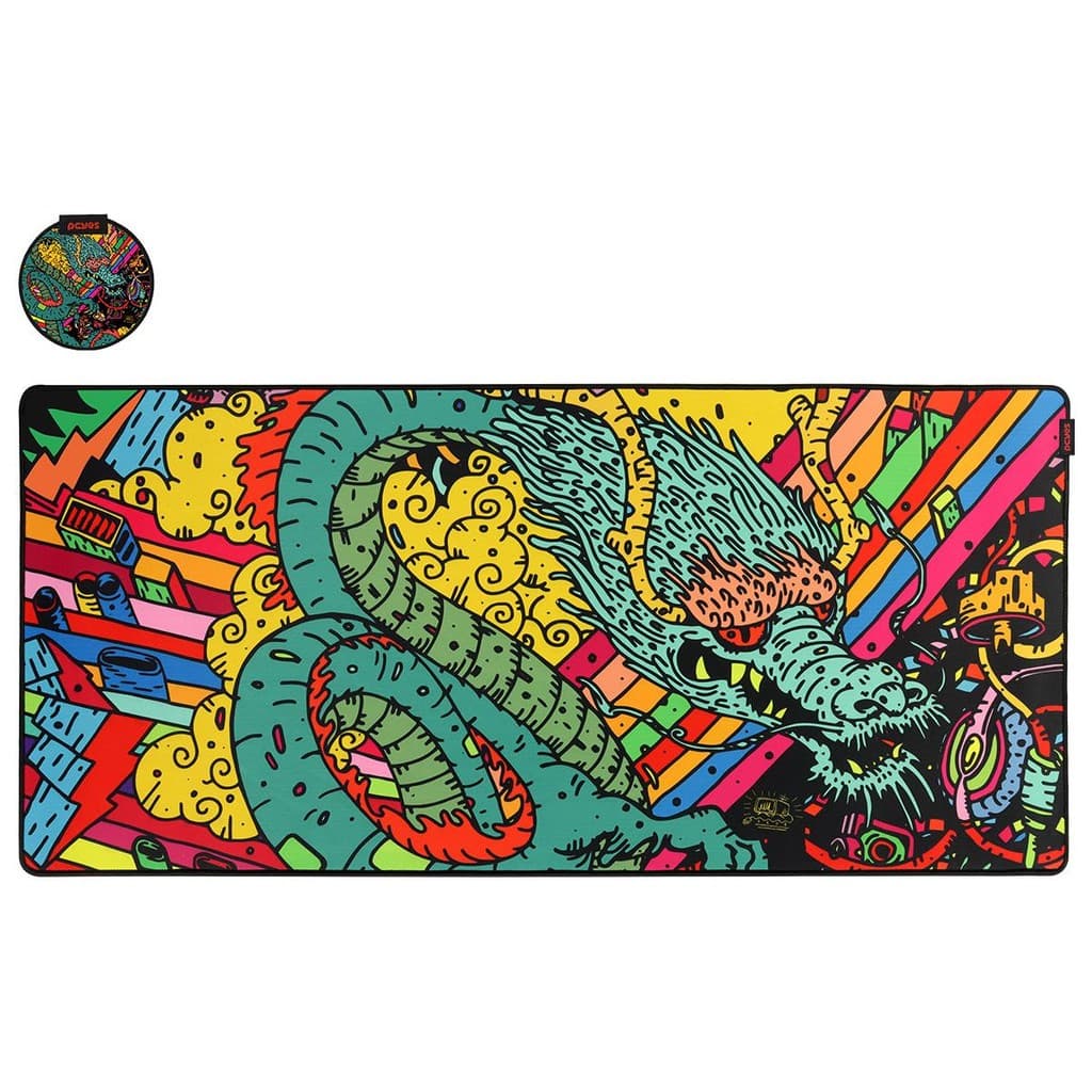Mouse Pad Gamer Dragon Extended 900 X 420mm Pcyes Pmd90x42