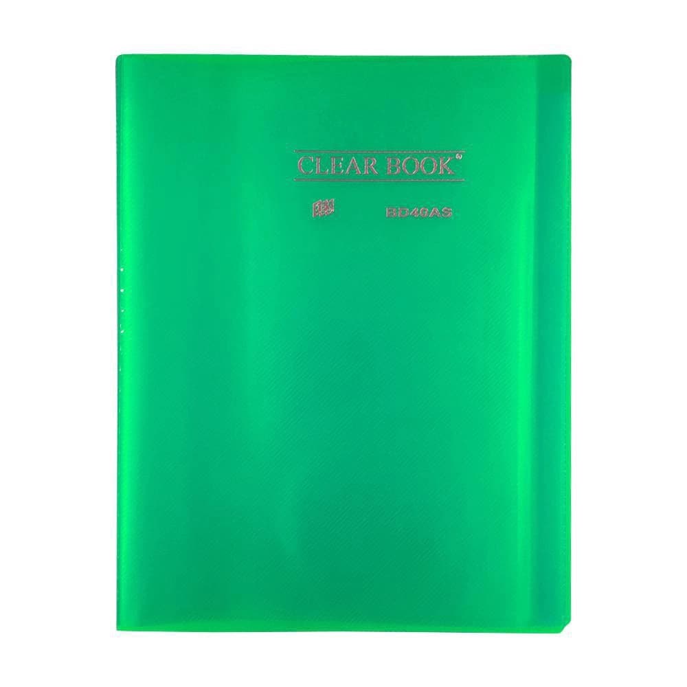 Pasta Catálogo a4 40 Envelopes Bd40as Clear Verde Yes