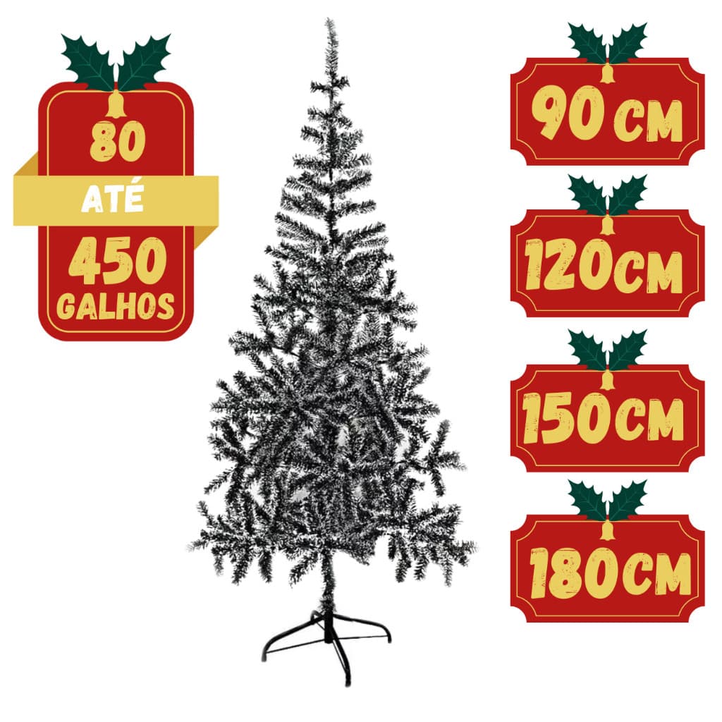 Arvore Natal Nevada 90cm 120cm 150cm 180cm Neve Pinheiro Natalino