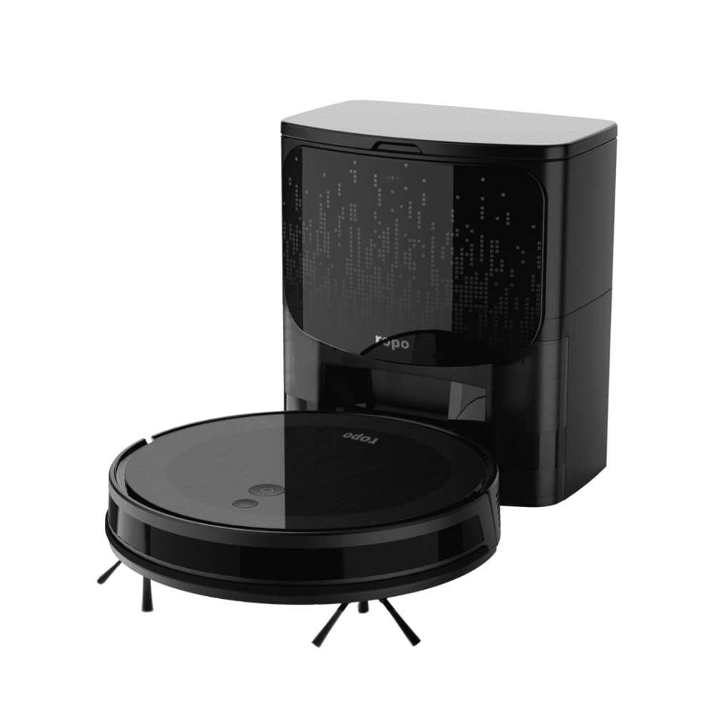 Robô Aspirador Ropo Smart Pet + Estação Autolimpante 3 em 1 Google, Alexa, Controle por App - 127v