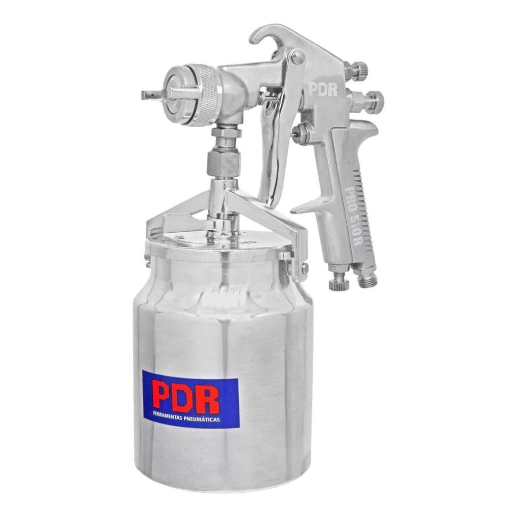 Pistola de Pintura Sucção 1,8mm Caneca 1 Litro PRO-510R PDR