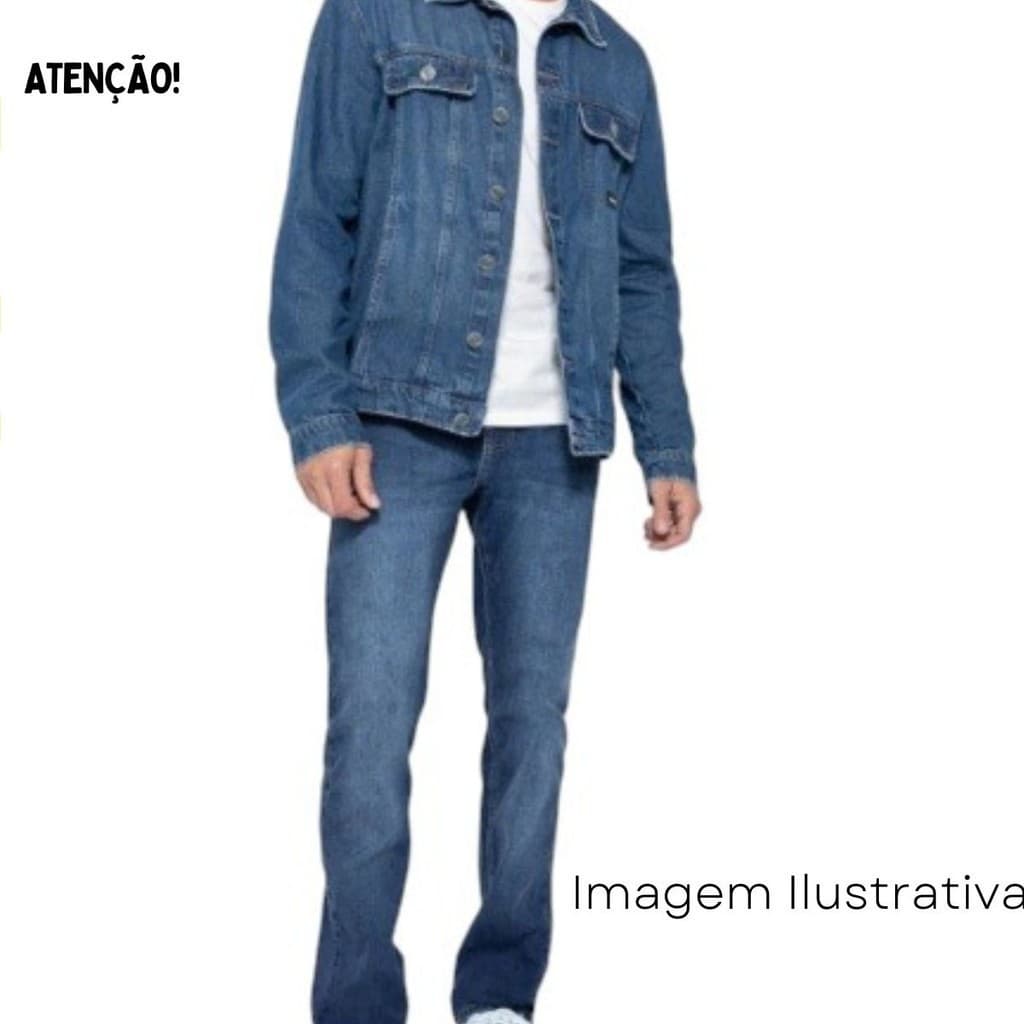 Camisa Jeans Masculina - Enfim