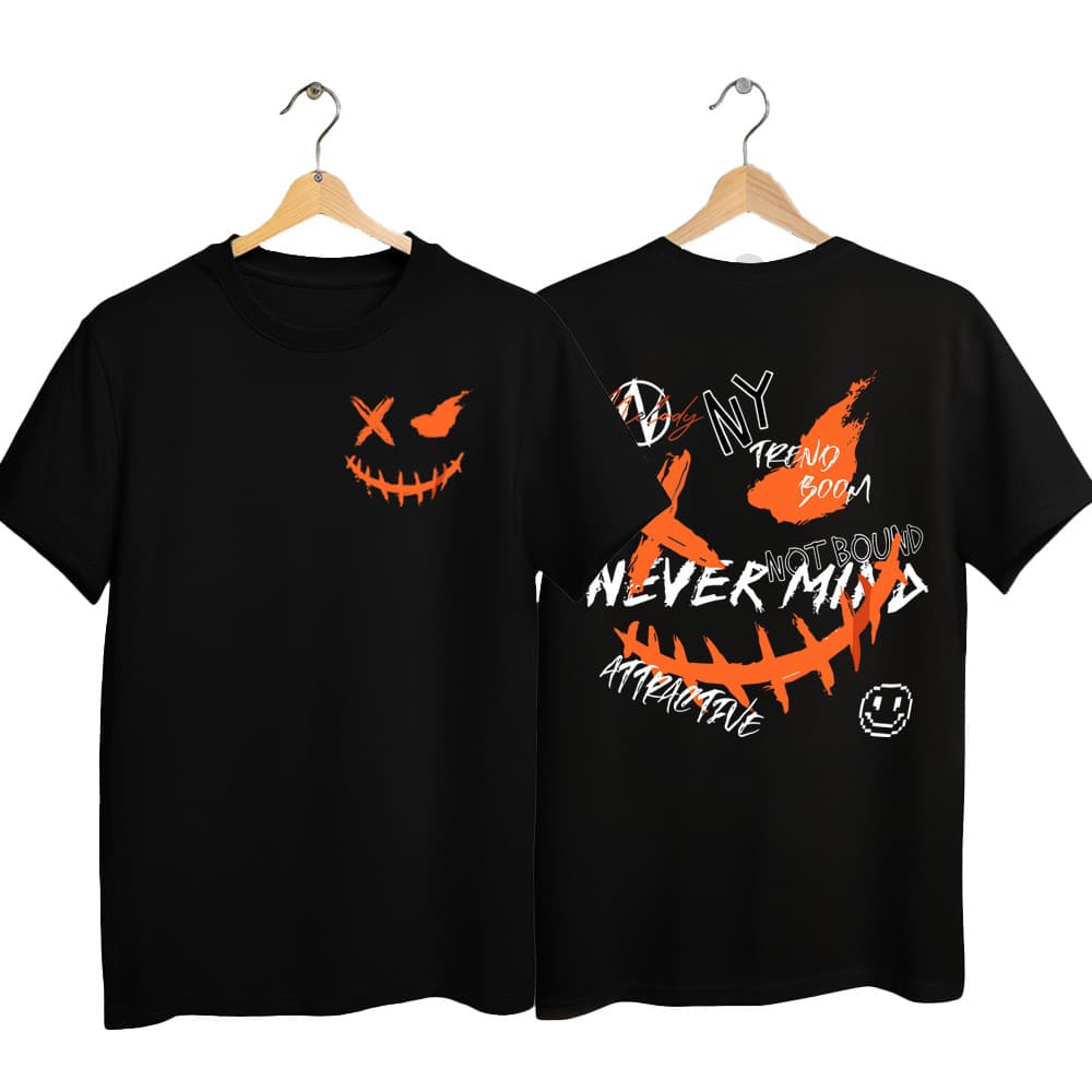 Camiseta Preta Infantil Juvenil Roupa de Estampas Diferentes Frete e Costas ColorFul