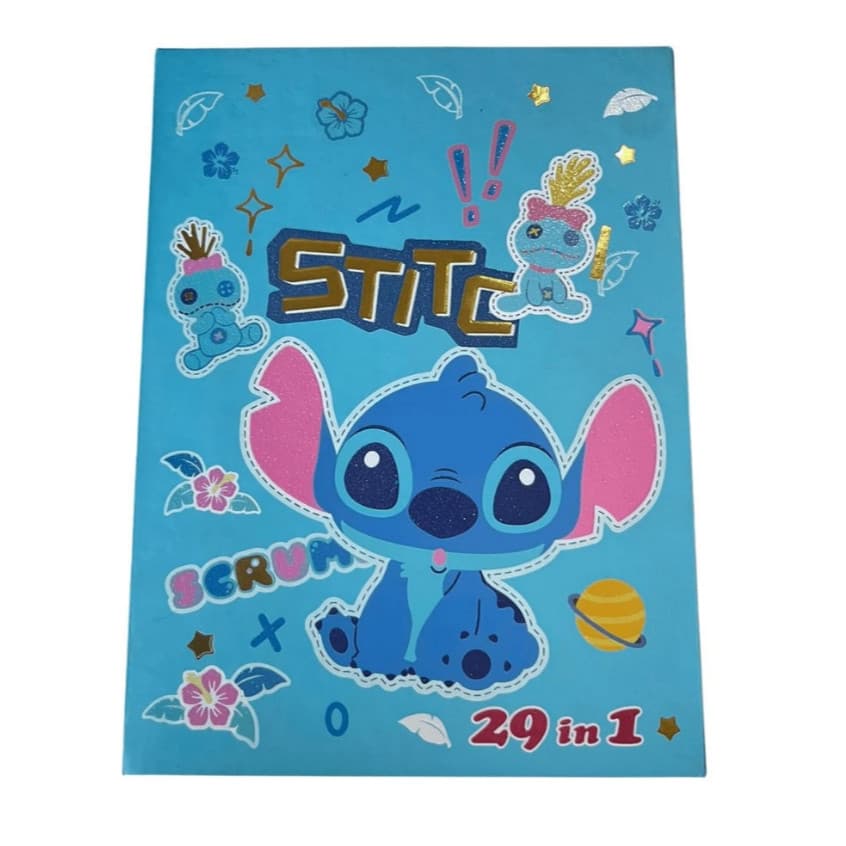 Paleta de Maquiagem Infantil Completa Stitch 29 em 1 Produtos de Maquiagem Hello Kitty