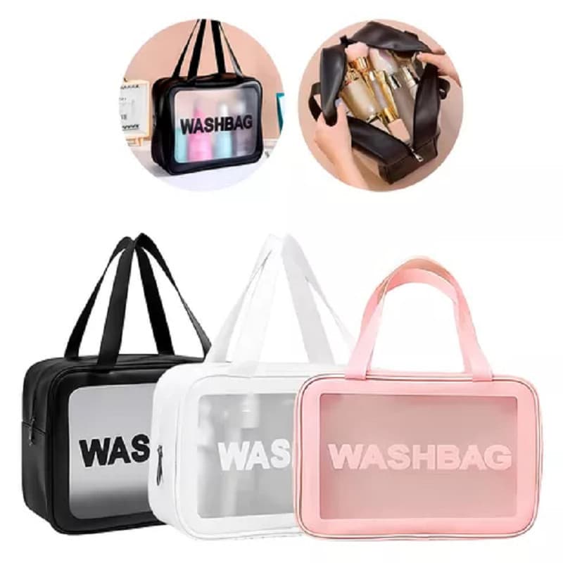 Necessaire Washbag De Maquiagem Bolsa Cosméticos Impermeável Viagem