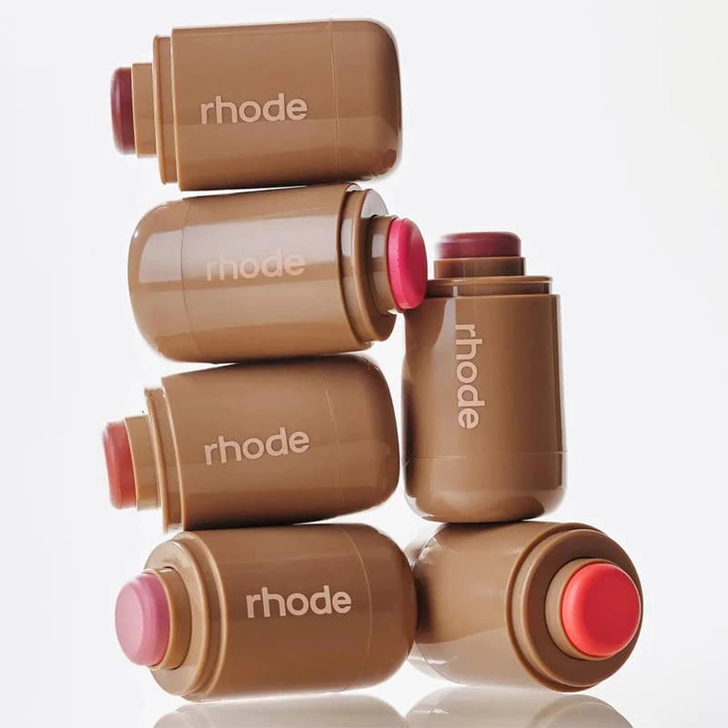 Rhode Pocket Blush Stick Multicolor Creme Em Pó Hidratante De Longo Prazo À Prova D'água Cor Labial De Uso Duplo