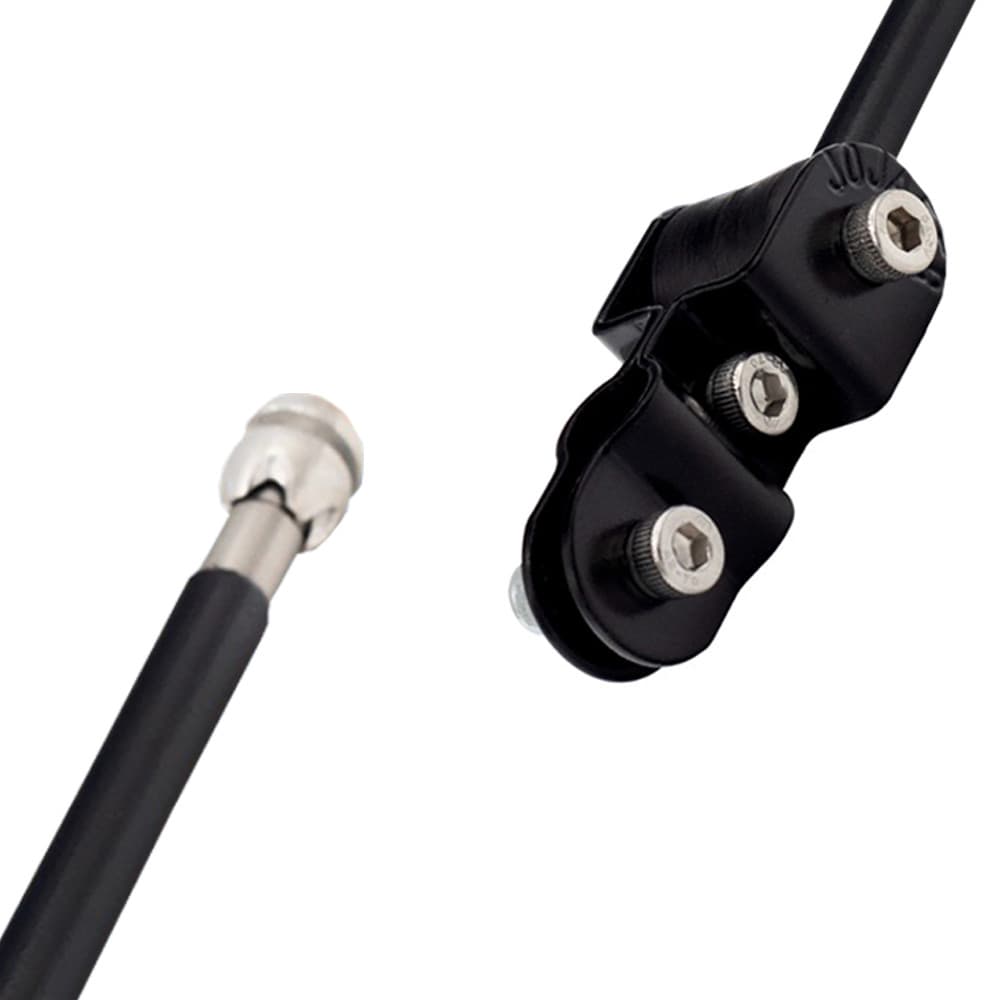 Antena Corta Pipa Moto Retrátil Retrovisor Inox 9/12 Pt Hrp5
