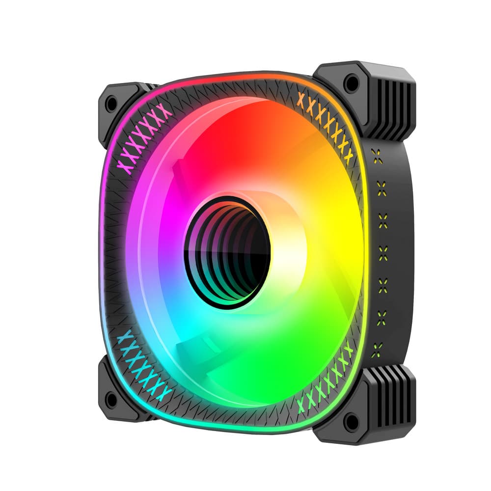 COOLER FAN REVERSO TY1 PWM 4 PINOS + ARGB 5V 3 PIN COOLMOON