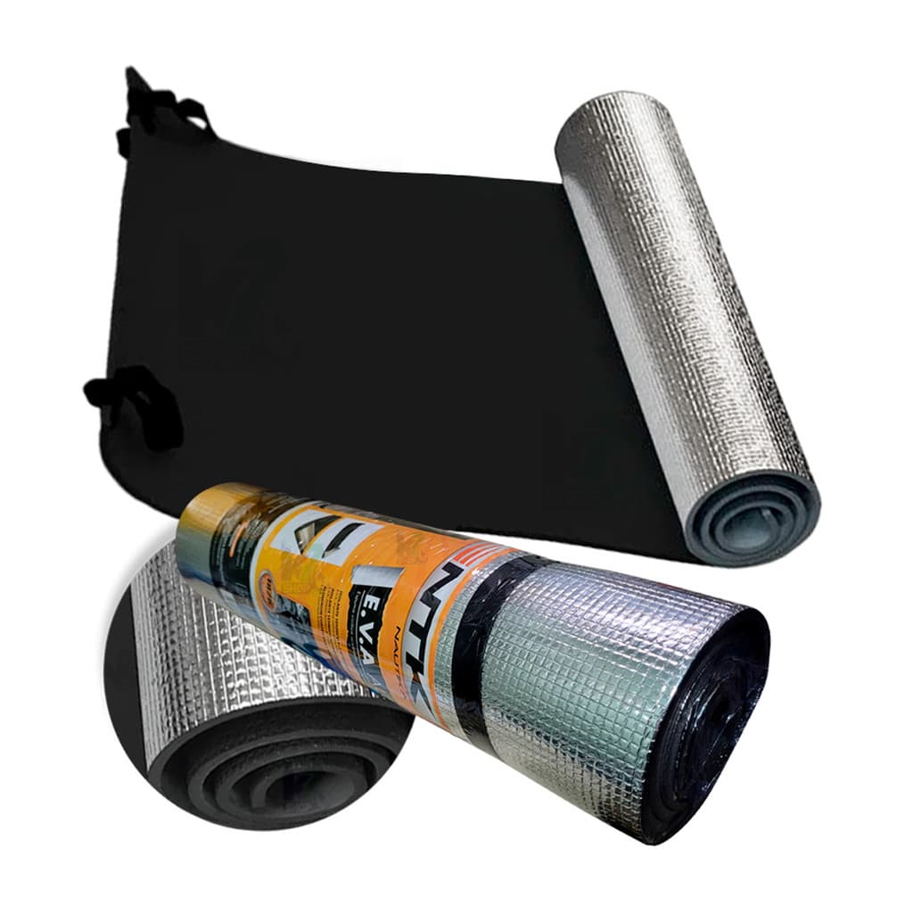 Isolante Térmico Eva Nautika Aluminizado Camping 1,8mt 50cm