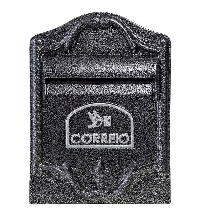 Caixa Correio Grande Prime Cartas Jornais Com Fechadura Para Embutir Muro Ou Grade (2 cores)