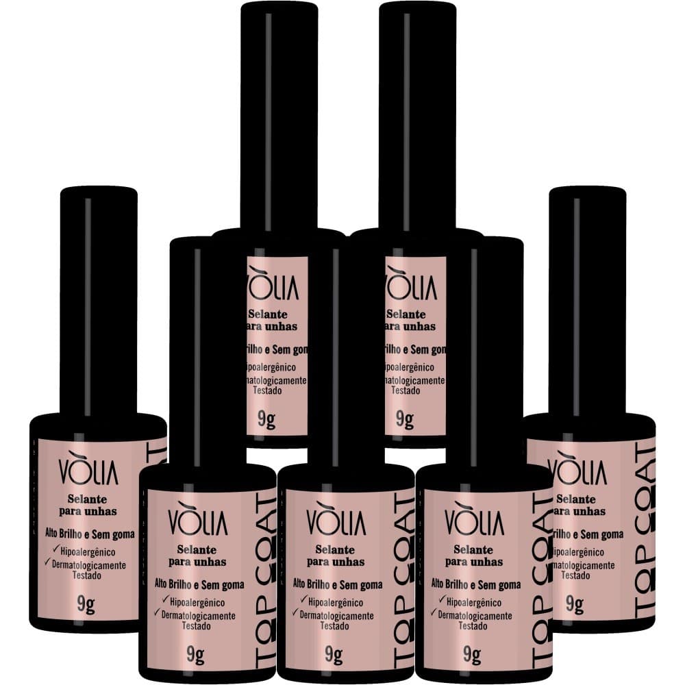 7UN Selante Para Unhas Em Gel Top Coat Finalizador 9g Volia
