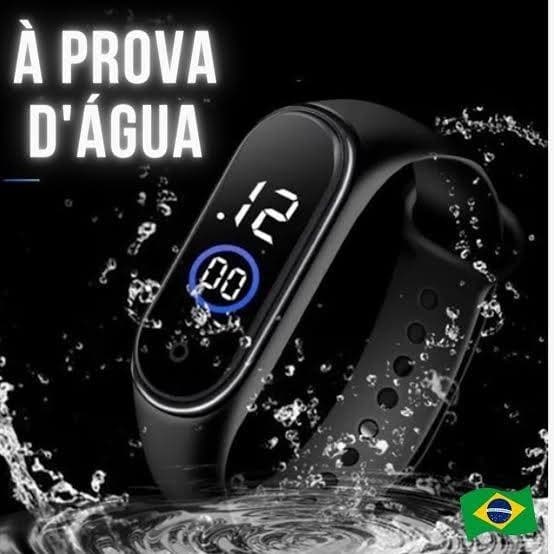 KIT Relógio Digital A Prova D Água Masculino Feminino KIT Relógio A Prova De Água Masculino Feminino