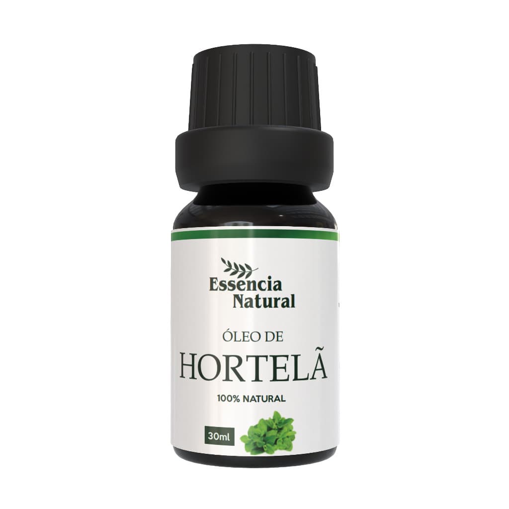 Óleo de Hortelã 30 ml 100% vegetal e natural - Essencia Natural - Kit com 1, 2 e 3 Unidades