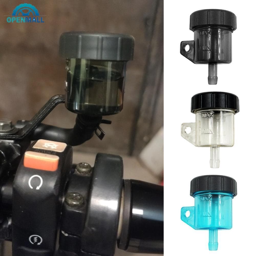 OPENMALL Transparente Motocicleta Reservatório De Fluido Freio Dianteiro Push Up Tanque Embreagem Copo Óleo Split Pote B