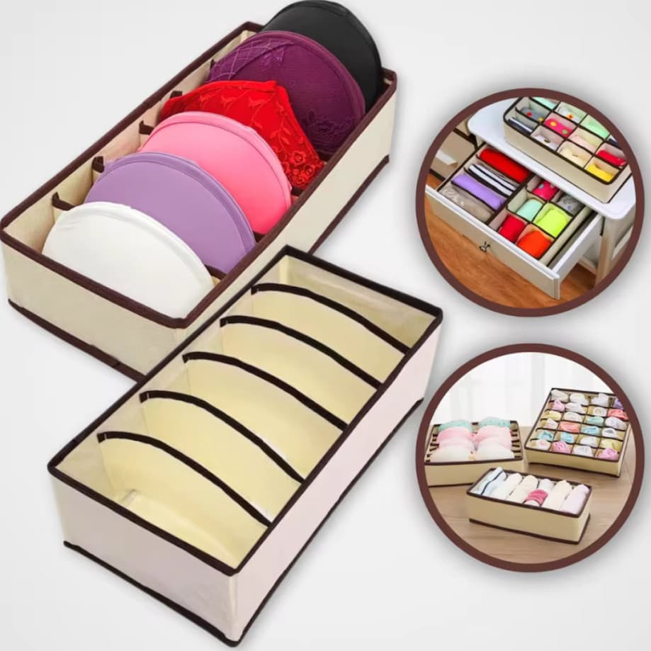 Organizador De Gaveta Porta Sutia Roupa Intima Multiuso