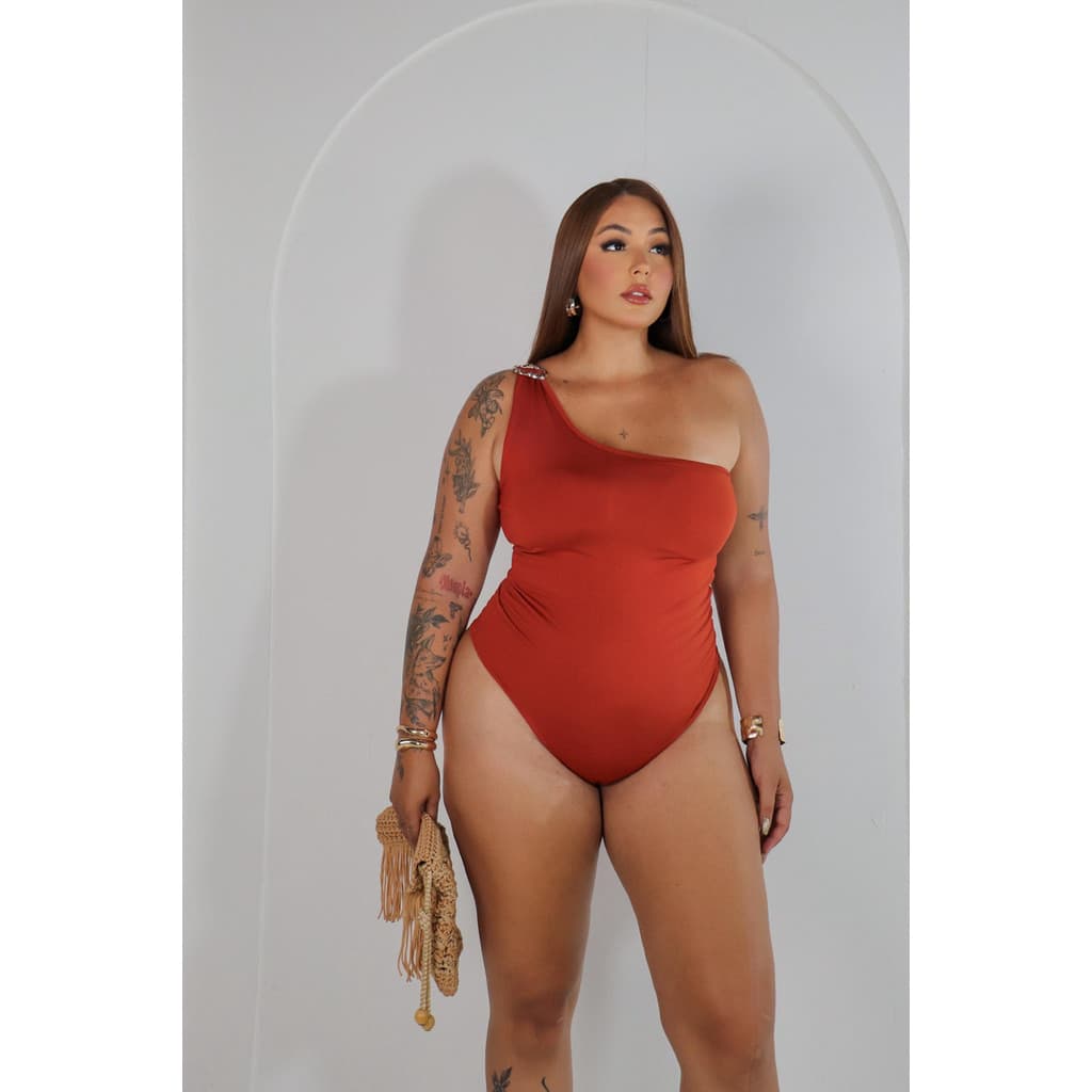 Maiô Feminino Plus Size Balboa Modas Com Detalhe