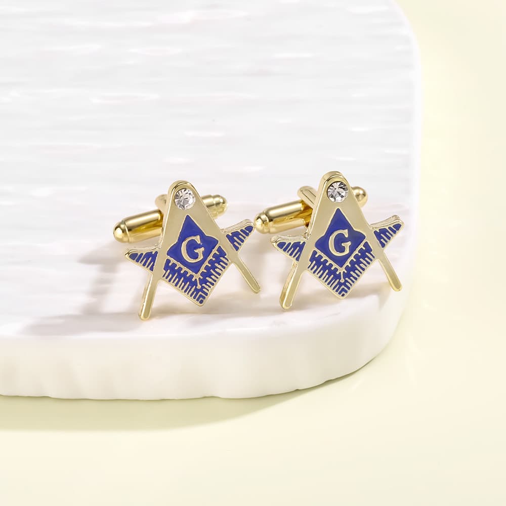 Novo Clipe De Gravata Freemason Gotejamento Óleo Moda Negócios Camisa Manga Unhas Masculino