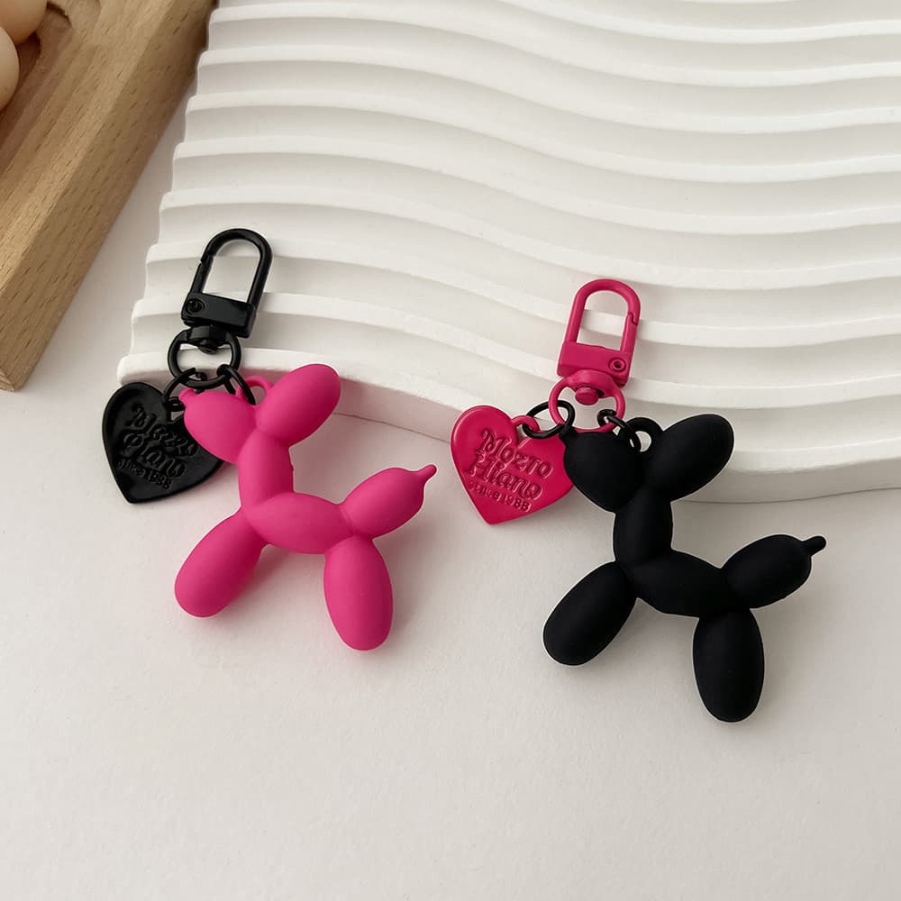 Balão 3D Em Forma De Cachorro Chaveiro Estilo INS Pingente Decoração Presente Criativo Fofo