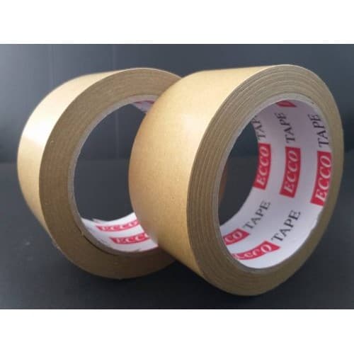 Fita Kraft Adesiva Crepado 50m x 48cm Papel Marrom Puro - 1 Rolo - MATERIAL KRAFT PURO.