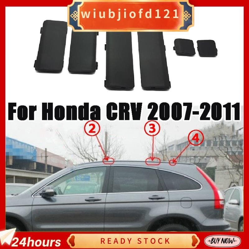 6 Pçs Tampa Do Rack De Bagagem Teto Carro Excluir Remover Capa Para Honda CRV CR-V 2007 2008 2009-2011 Frente Traseira M
