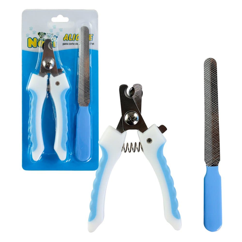 Alicate e lixa para Corte de Unhas de Pets Cachorros e gatos animais pequenos.