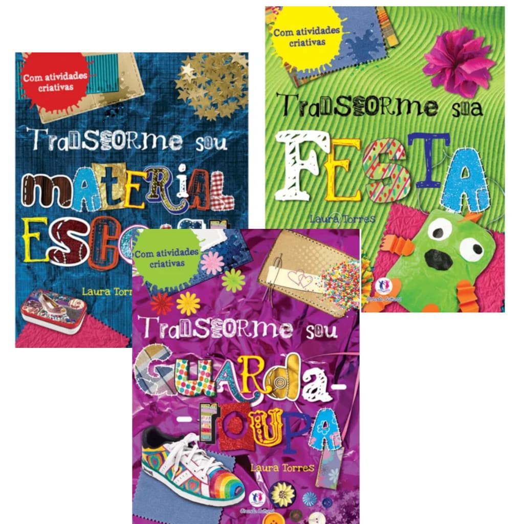 kit Transforme seu guarda-roupa/sua festa /seu material escolar