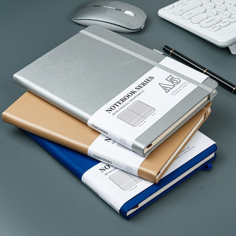 WRC A 5 Caderno De Negócios Blocos De Notas Diários Multifuncional Reunião Notebook Capa Dura Diário Papelaria