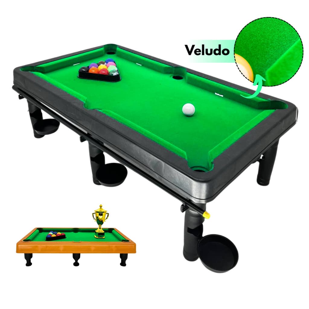 Mini Mesa de Bilhar Sinuca Infantil