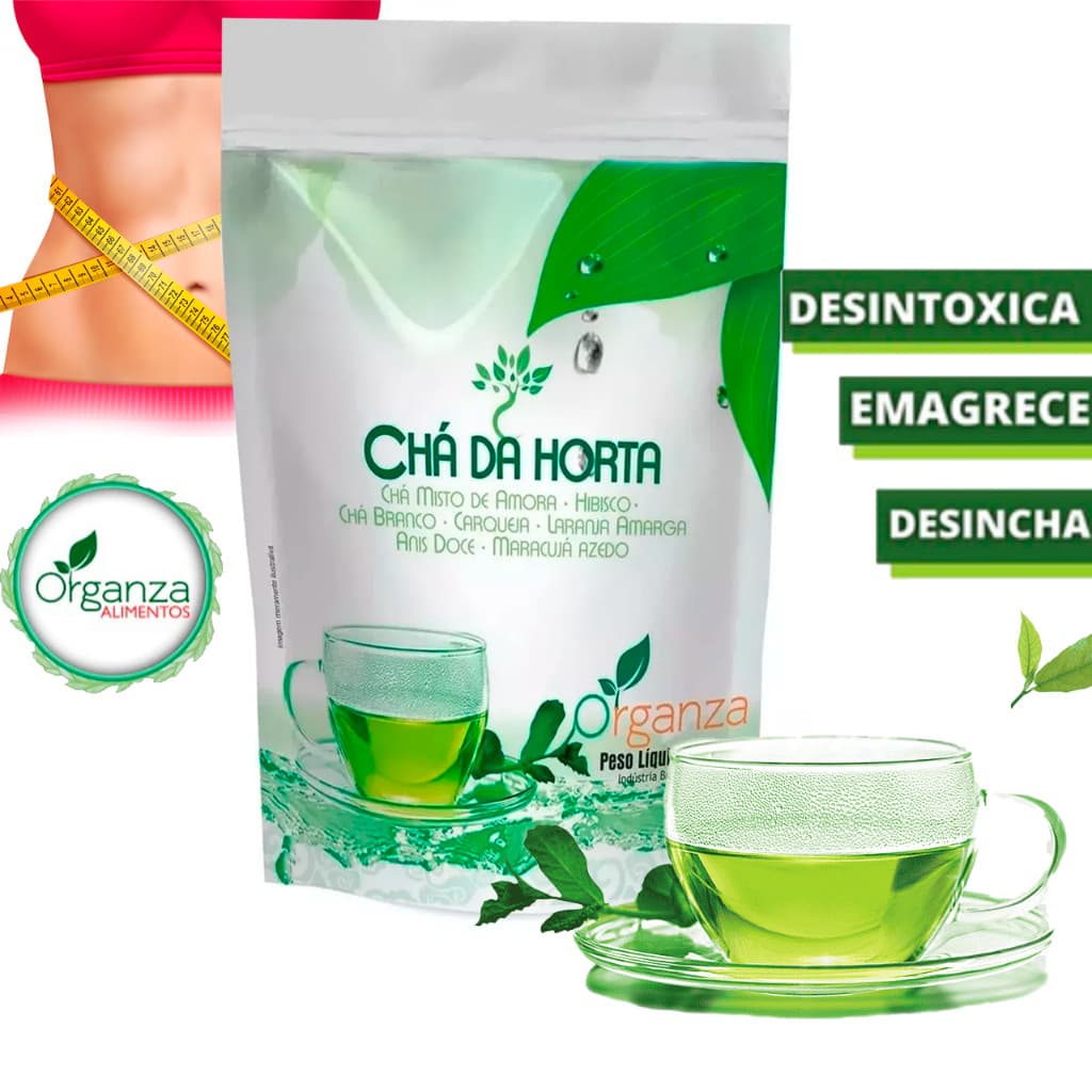 Chá Da Horta Sache Grande -7ervas - 170g Organza Alimentos É uma mistura selecionada de ervas