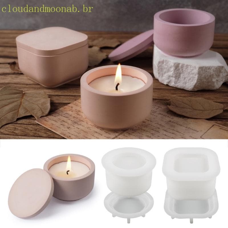 CLO Molde Silicone CLO Copo Cimento Decorativo Gesso