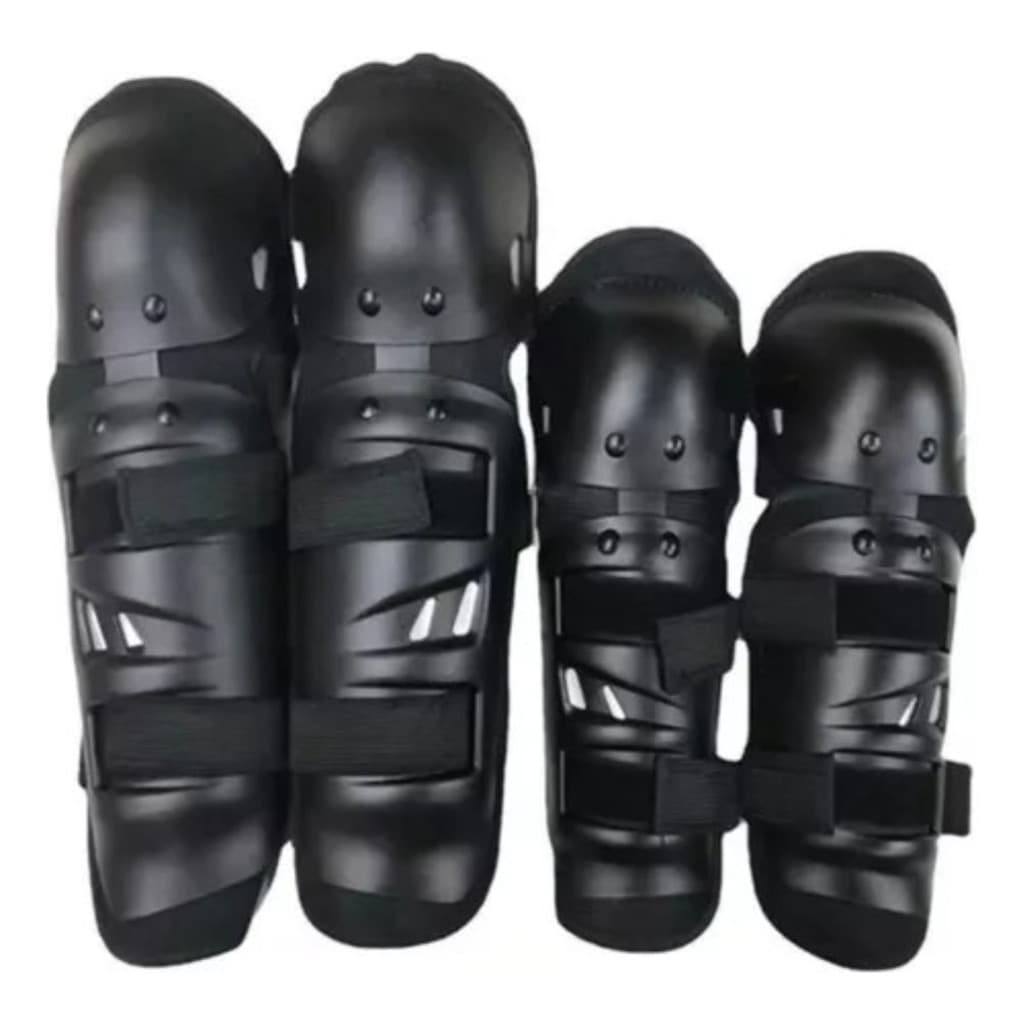 Kit Joelheira Cotoveleira Articulada Moto Bike Trilha
