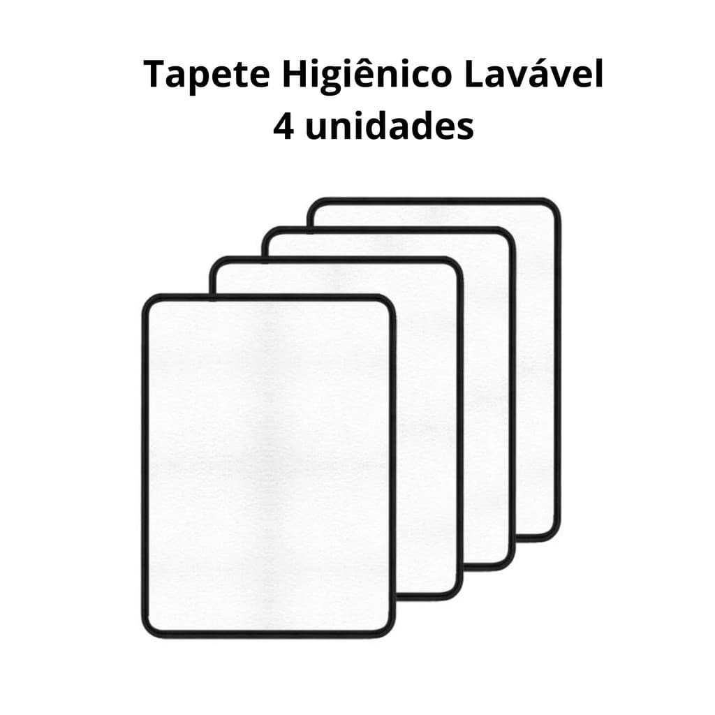 2 Tapetes Higiênicos Lavável Conforto  Economia para Seu Pet