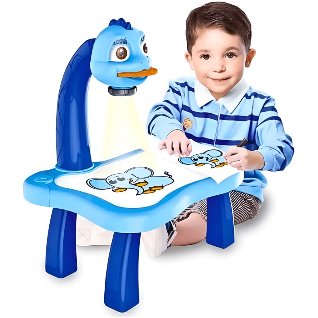 Projetor de Desenhos Infantil Kit de Colorir Mesa Projetora