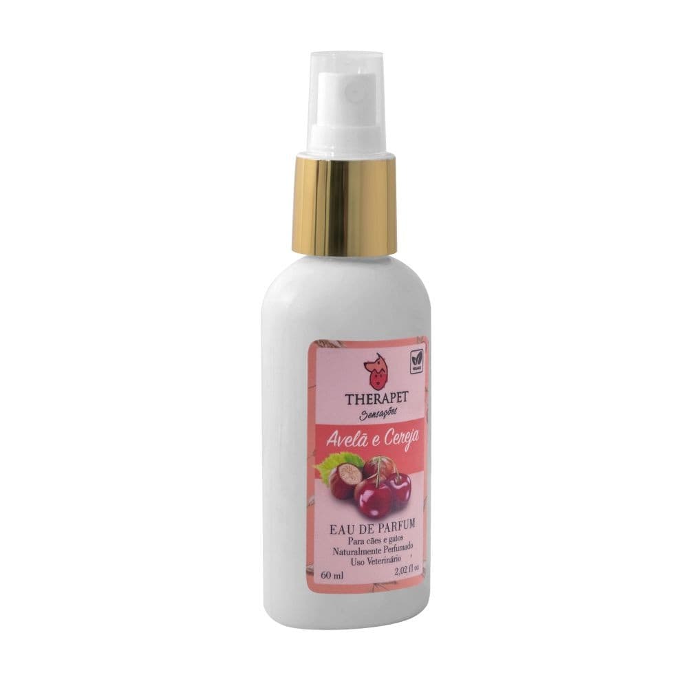 Perfume Sensações Avelã e Cereja 60ml Therapet Cães e Gatos Original