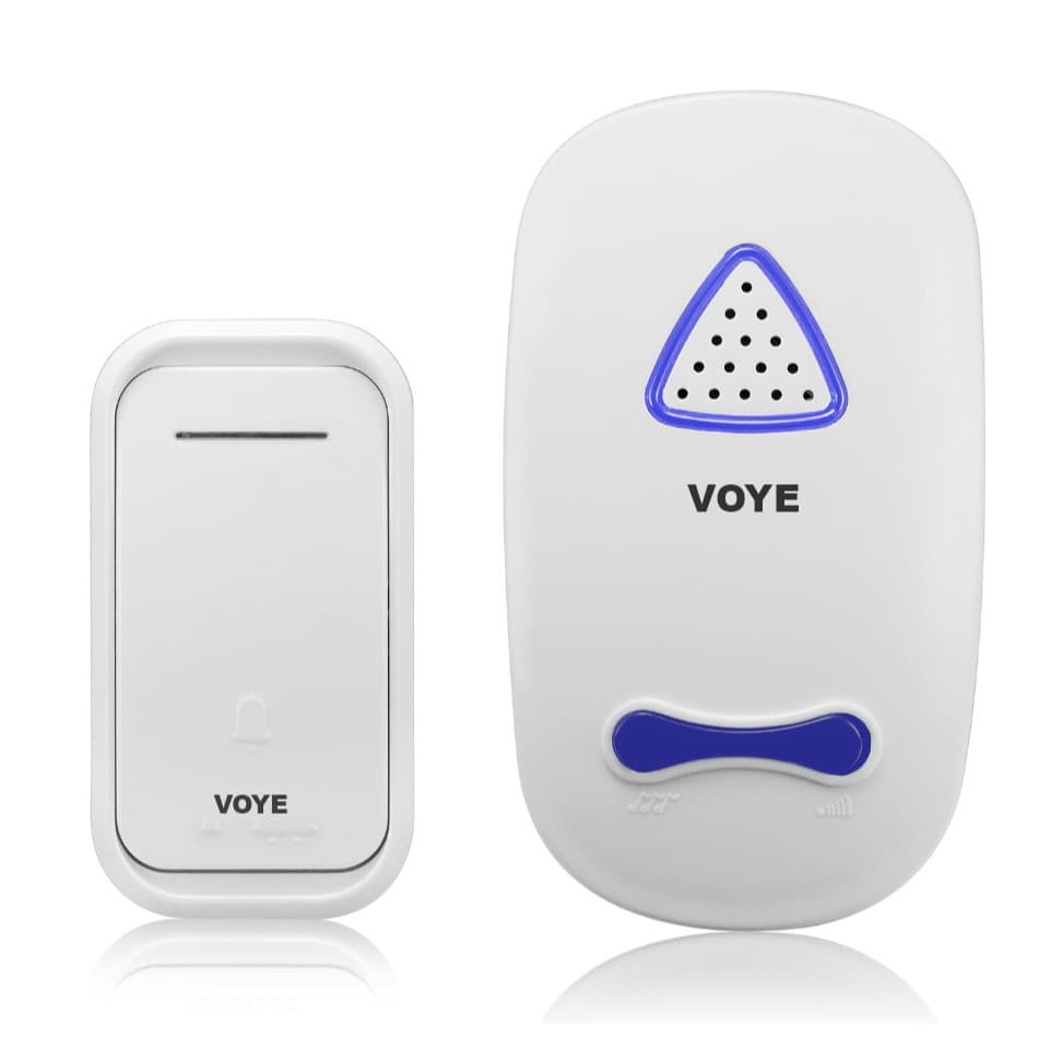Campainha Sem Fio Residencial Wireless De Longo Alcance Eletrônica Sem Fio Bivolt VOYE