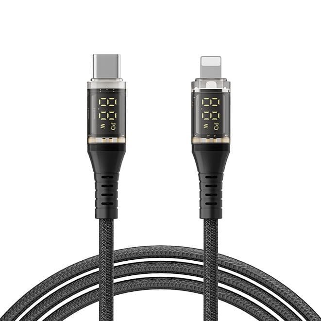 Novo Cabo de carregamento rápido Inova para iPhone de 1,2 metros C-Lightning 20W com display de carregamento