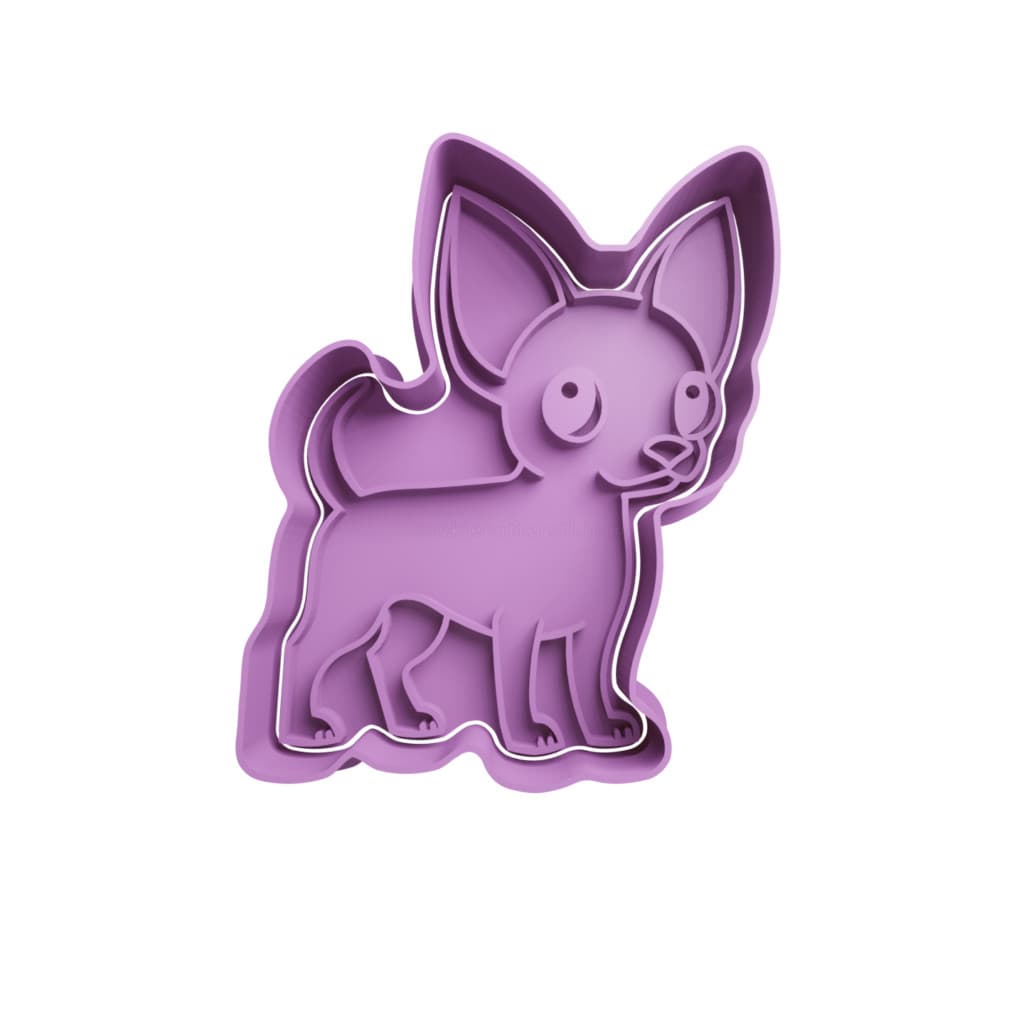 Cortador De Biscoito Cachorro Chihuahua - cachorro