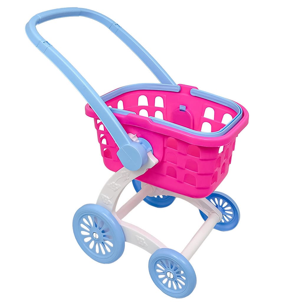 Carrinho de Brinquedo Supermercado 2 em 1 Samba Toys – Diversão Educativa Infantil, Compra e Brincadeira Interativa