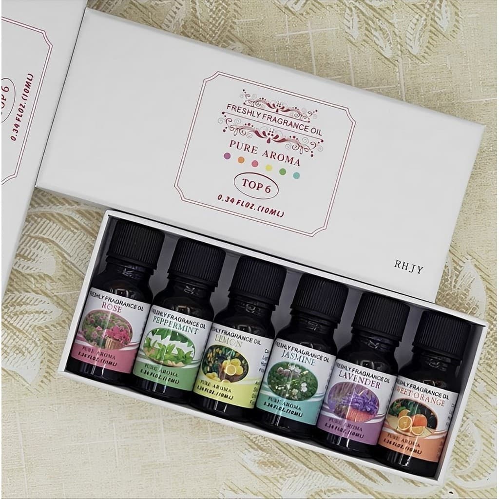 Kit 6 Essência Aroma Para Aromatizador Difusor Elétrico Para Ambientes 10ML Aromatizante Aromas Fragâncias ENVIO RAPIDO