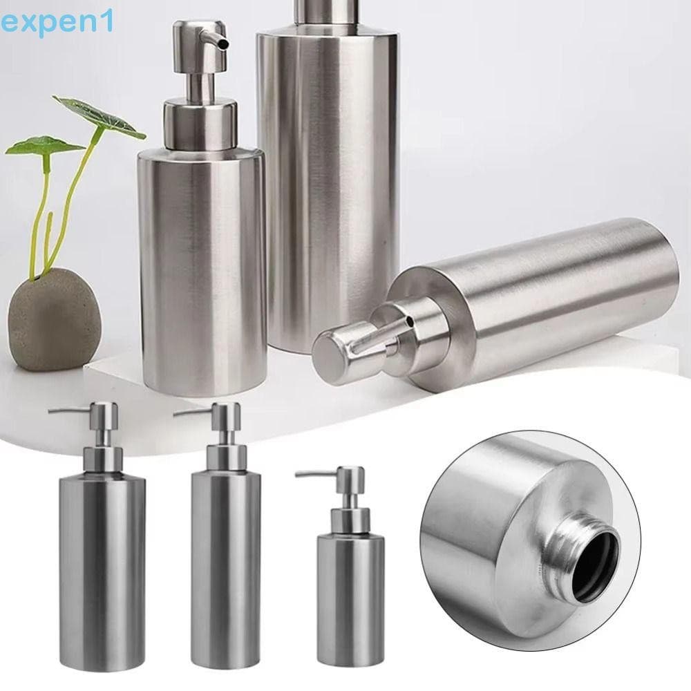 Dispensador De Sabão Para Pia De Bancada EXPEN , Frasco De Emulsão Cilíndrico De 250ml/350ml/550ml , Prensagem Manual
