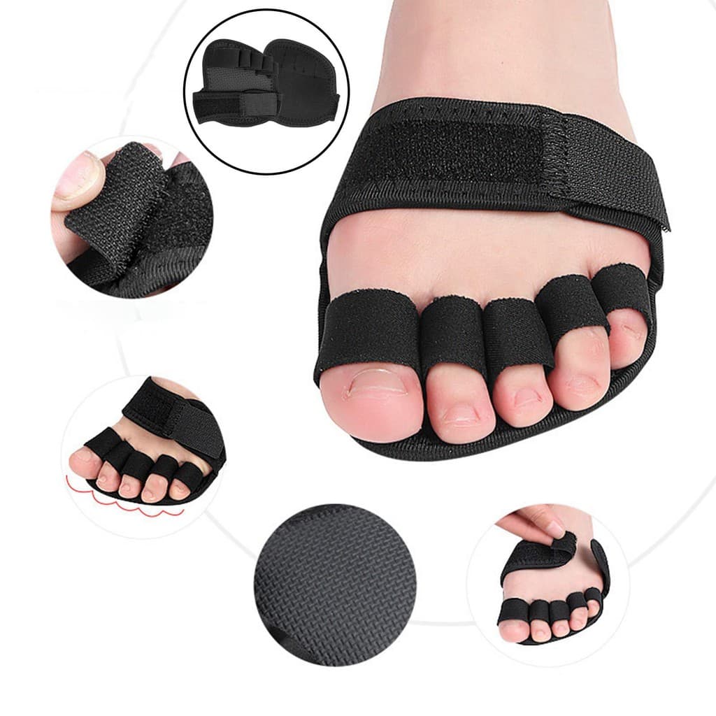 [hellery] Separador De Dedos Do Pé Almofadas Para Antepé Cuidados Com Os Pés Sbr Ajustador De Polegar Meias De Pedicure