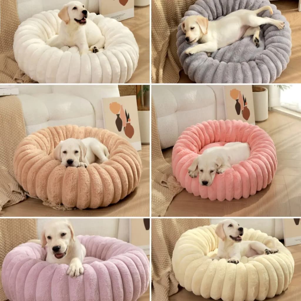 Cama Caminha Pet Donunts Enchimento Siliconado