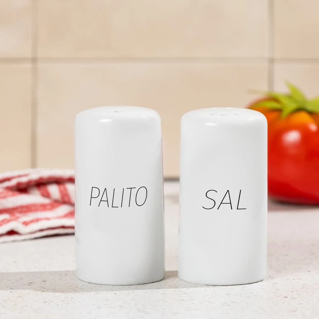 Kit Cozinha Saleiro e paliteiro de mesa Decorado